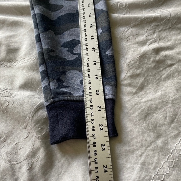 Black Brown Men's Blue Camo Long Sleeve Zip Up Sweatshirt Jacket‎ Size Small - Picture 10 of 12